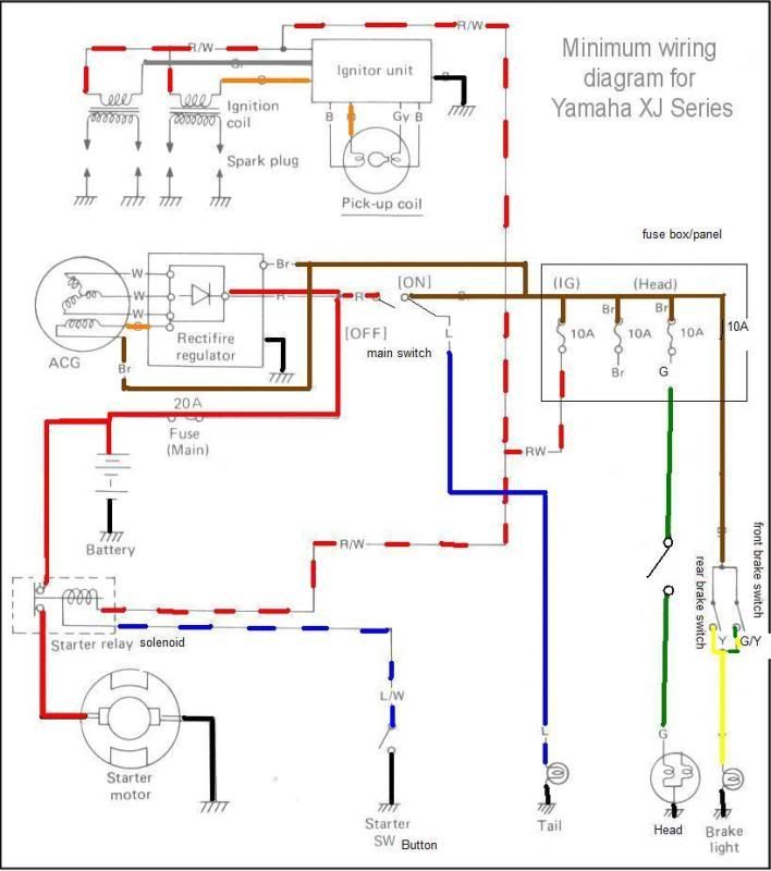 Simplified wiring harness? XJBikes Yamaha XJ Motorcycle Forum